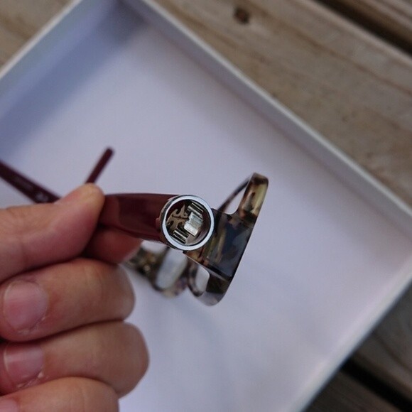 TORY BURCH Eyeglasses TY 2055 1476 Porchini Tortoise/Bordeaux 53MM - Frame Only - Picture 8 of 11